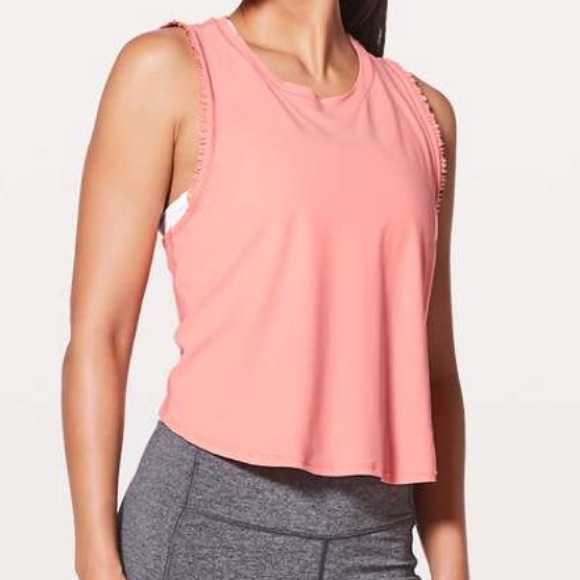 NWT LULULEMON FAST AS LIGHT TANK FRILLED SE 12 - Picture 4 of 7